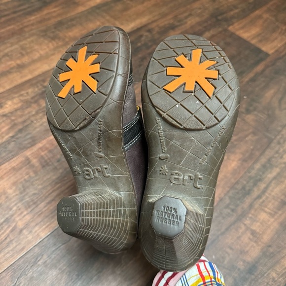 ART Company Ankle Brown Boots Size 7 - Picture 3 of 11